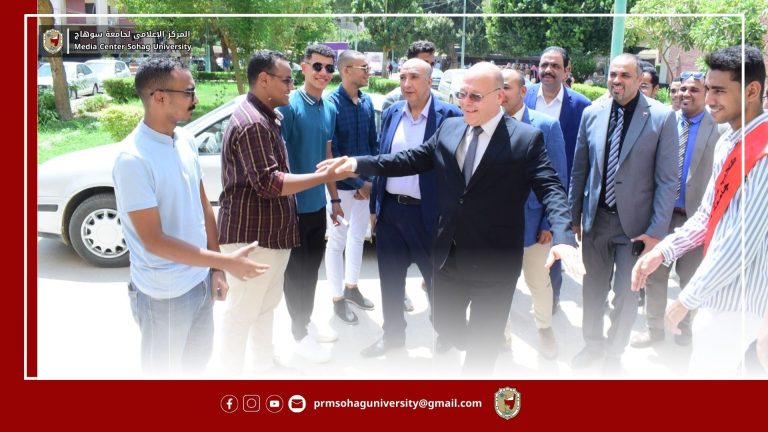 النعماني يلتقي بأسرة طلاب من أجل مصر ويشيد بدورهم في دعم الأنشطة الطلابية بجامعة سوهاج