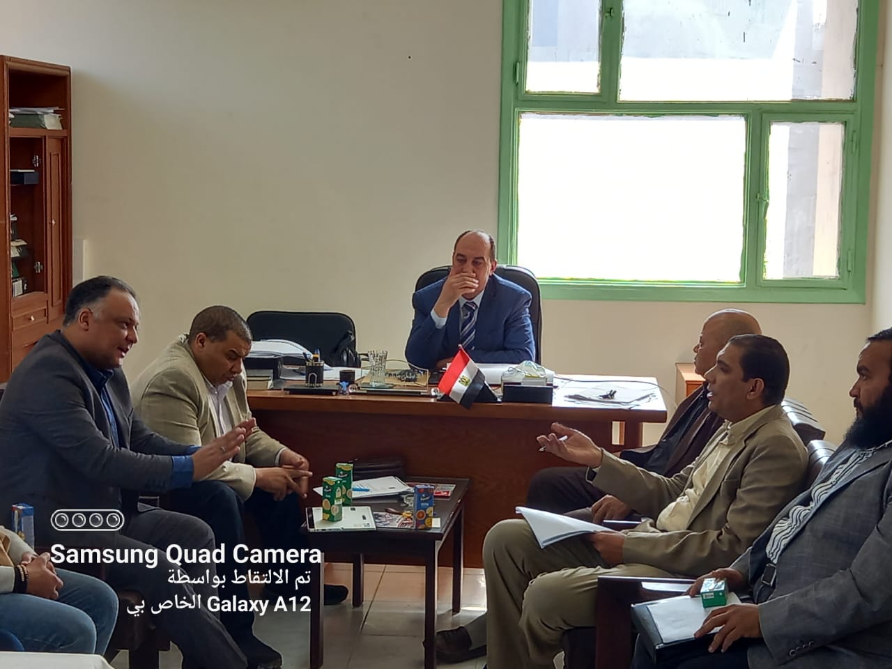 فاعليات السيمنار العلمى للباحث على آل حمامة حول تقييم الأثر البيئي للأزمات والكوارث وعلاقته بالتنمية المستدامة