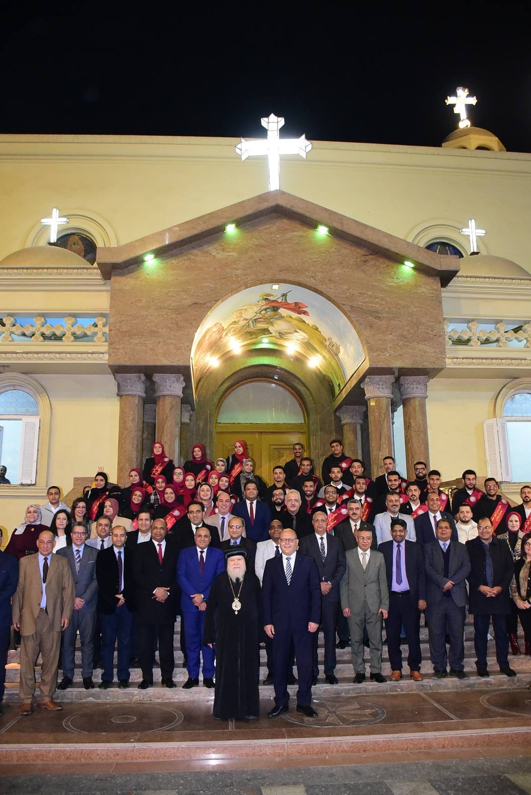 تهنئة كلية الدراسات العليا و البحوث البيئية أقباط مصر بمناسبة عيد الميلاد المجيد 2026